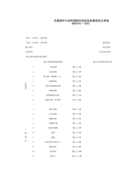 080505_风管部件与消声器制作检验批质量验收记录表